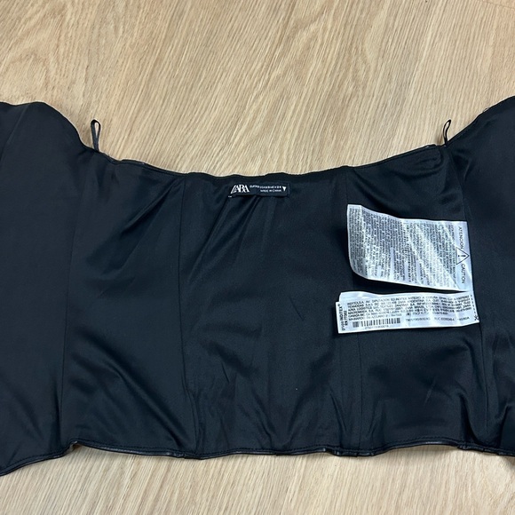 Zara Faux Leather Corset Top XS - Picture 11 of 15